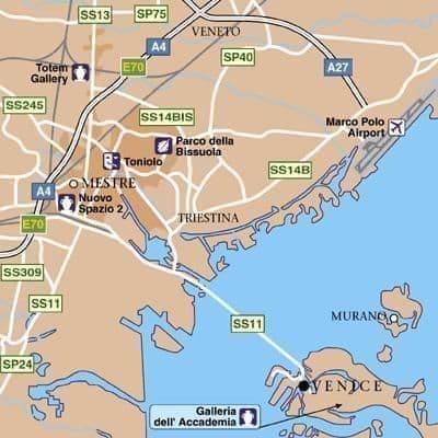 威尼斯机场地图