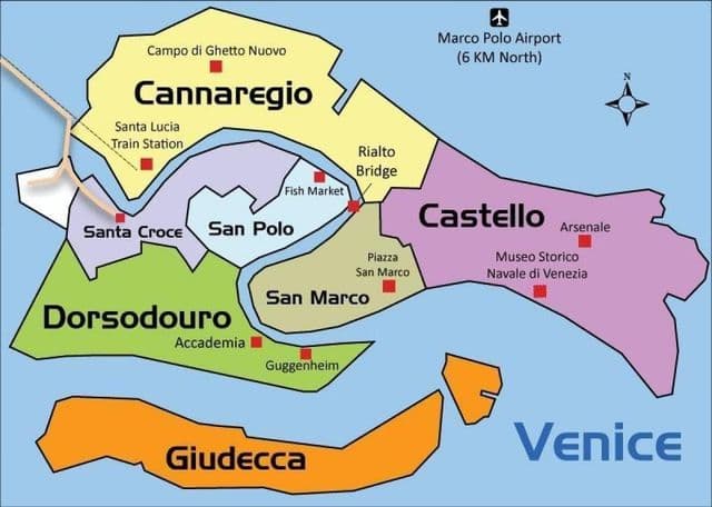 威尼斯街区地图